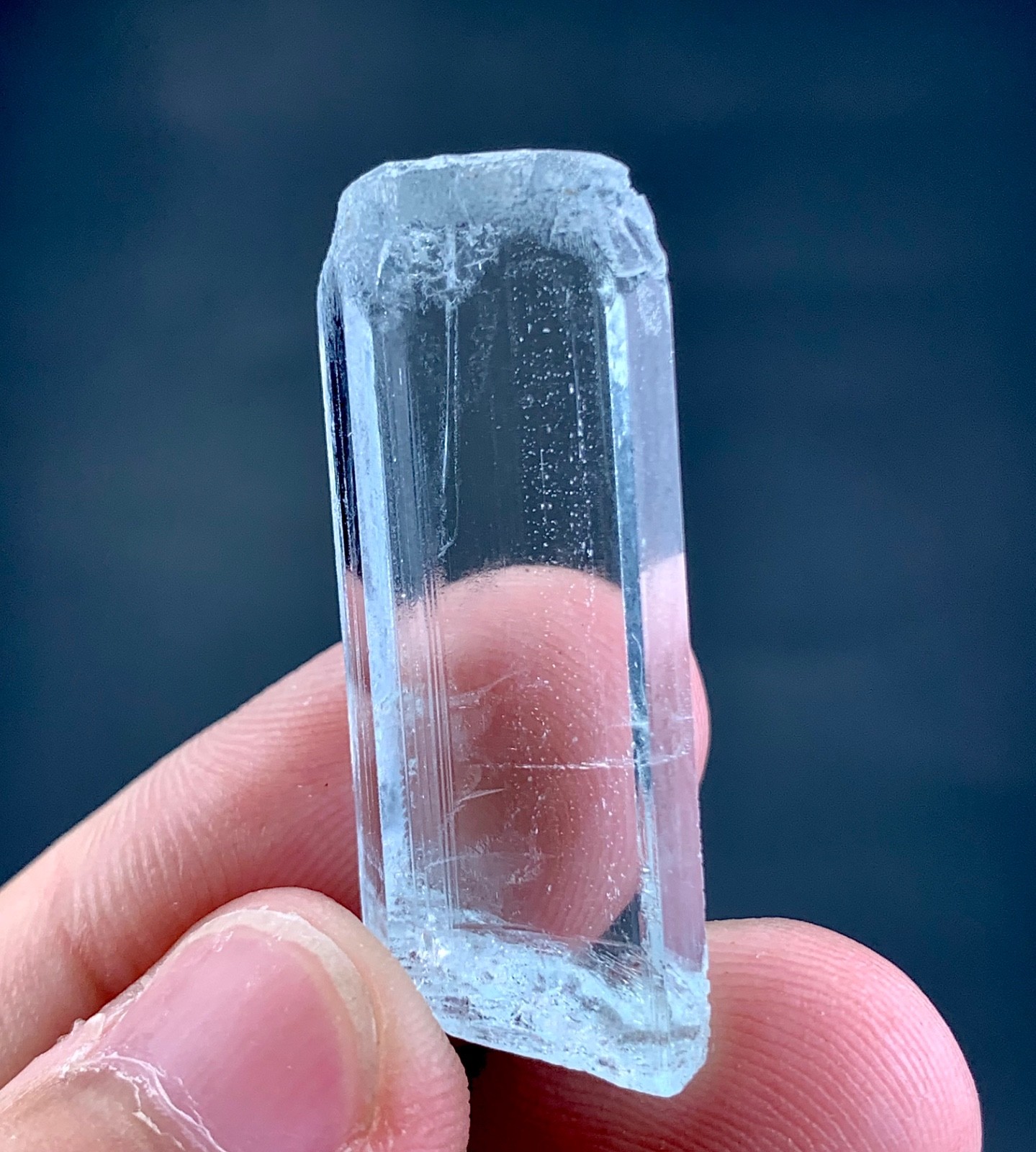 33 Carat Clean Aquamarine Crystal Specimen From Skardu Pakistan