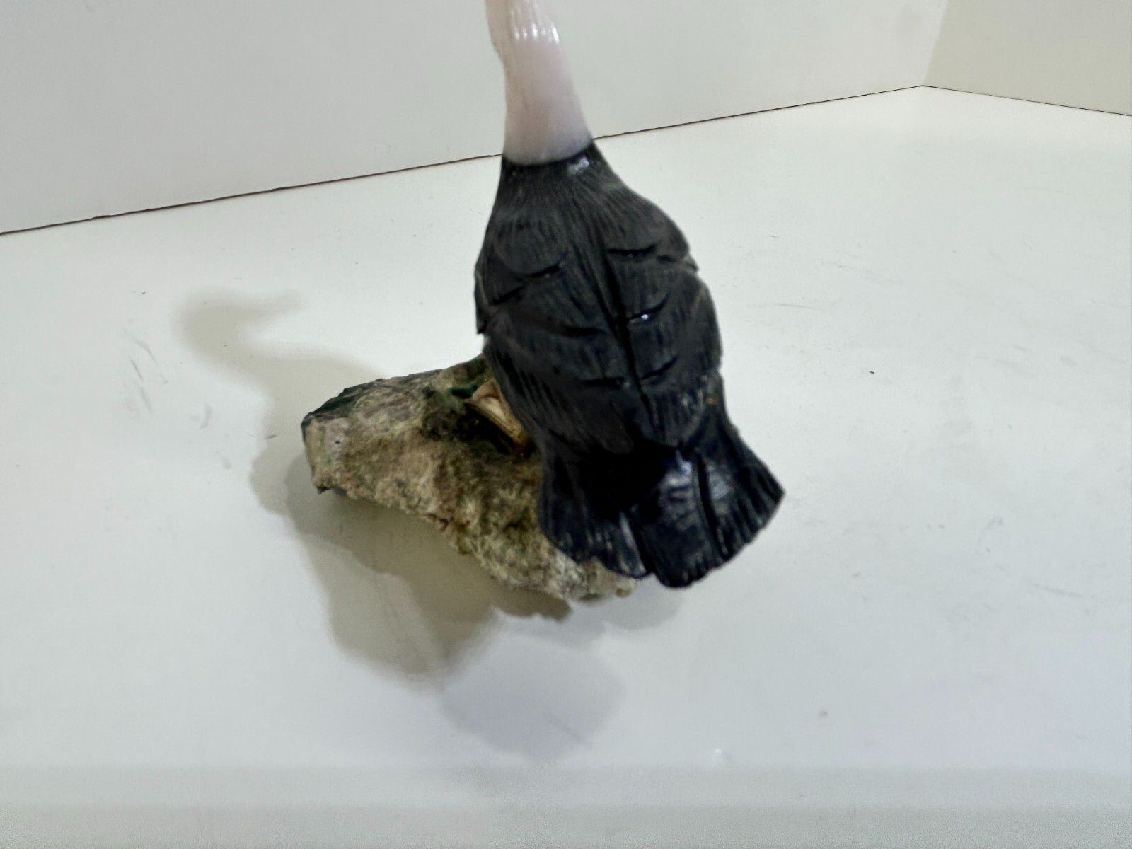 Peter Miller Style Duck Carving on Mineral/Rock Base. Excellent!