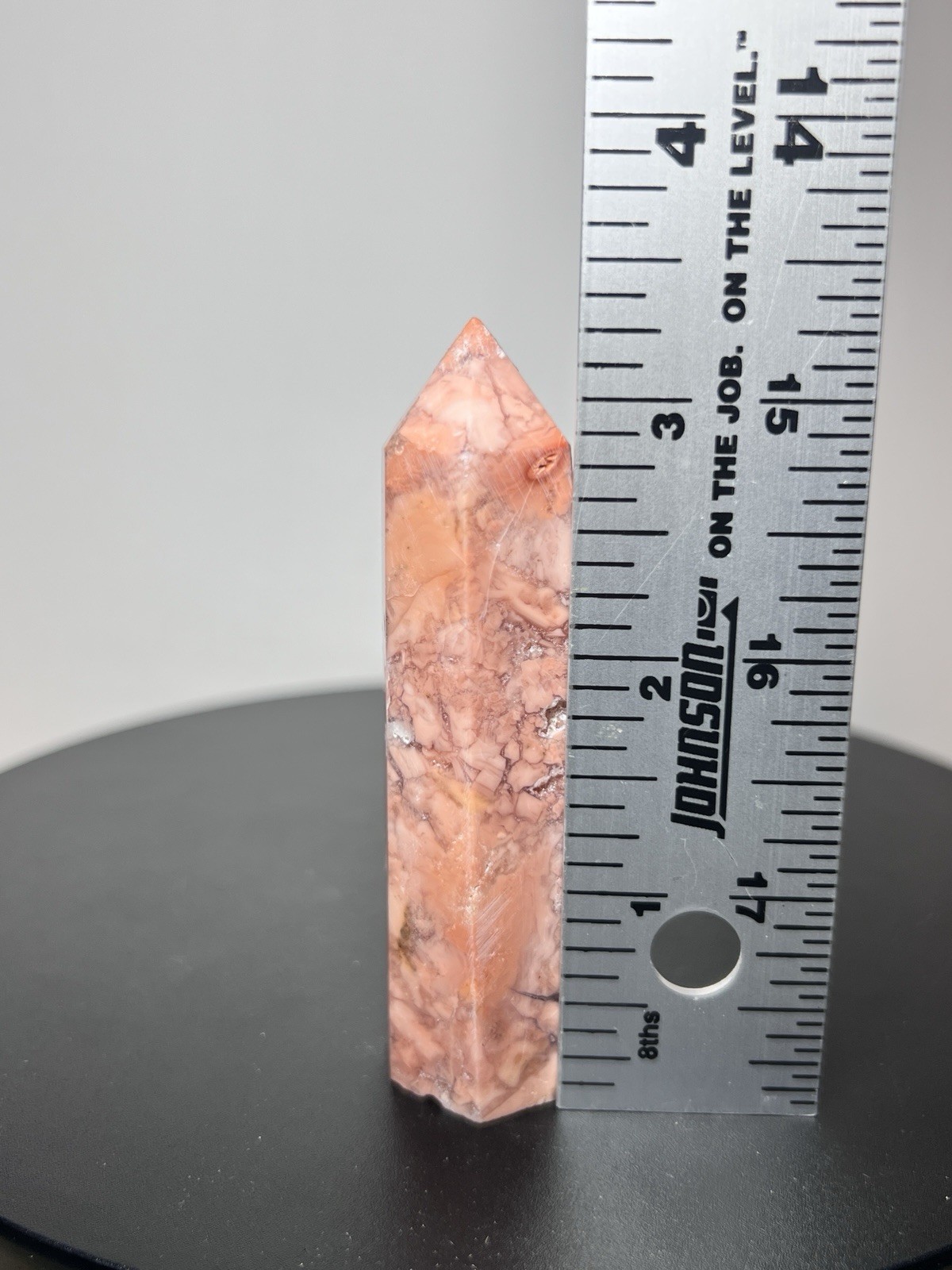 Pink Agate 3 Piece Set – See pics and description for measurements & info