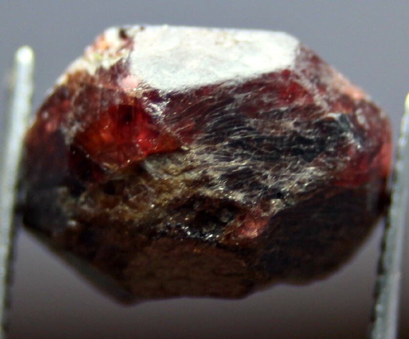 Almandine Garnet Crystal 12.0 Ct Classy Terminated Octahedral Red Garnet Crystal