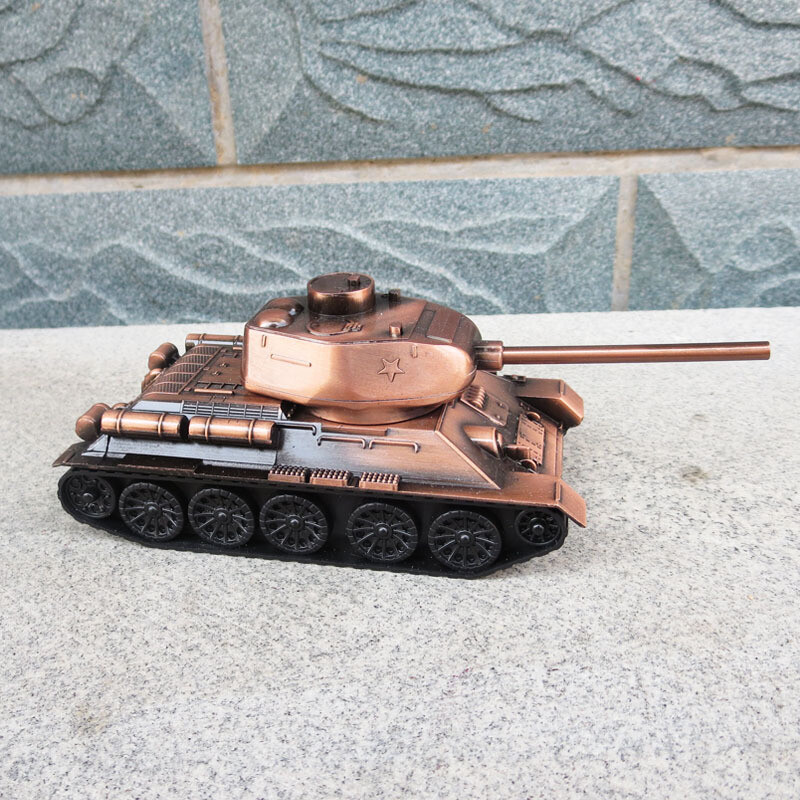 6.7″ Classic Hand craft HD Tank Metal Art Sculpture Tin Bar Figurine Gift 1PC