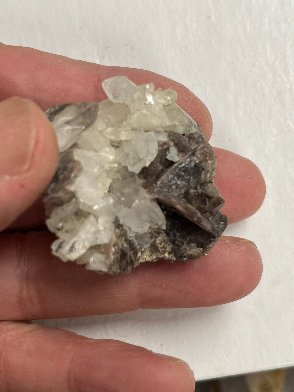 Axinite, quartz from the Sonora area, Calaveras Co., California