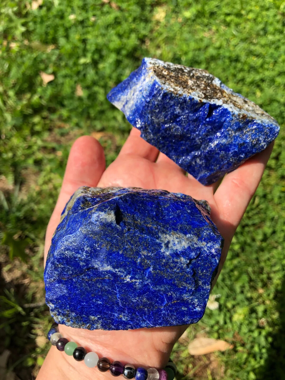 Natural Lapis Lazuli Raw Stone Crystal Mineral Specimen Healing Energy Gifts