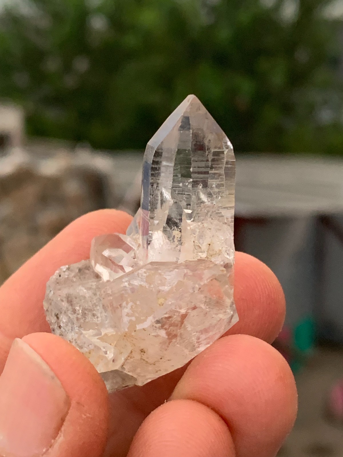 Lemurian Quartz Gemmy Crystal Having Good Luster & Nice Termination-skardu,Pak.