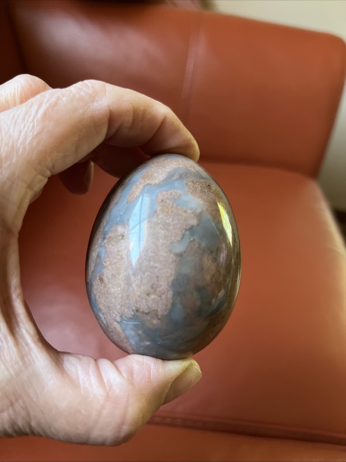 Jasper Solid Mineral Egg Shaped Metaphysical Healing