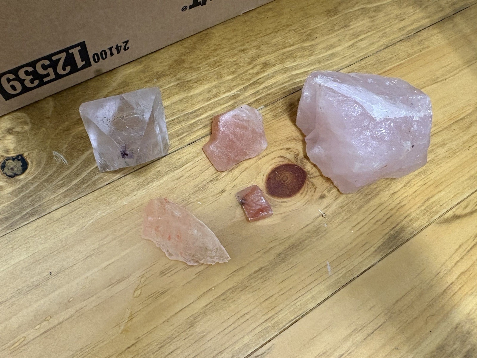 Mixed Assorted Natural Rough Crystal & Mineral Specimens Lot, Multiple Pieces