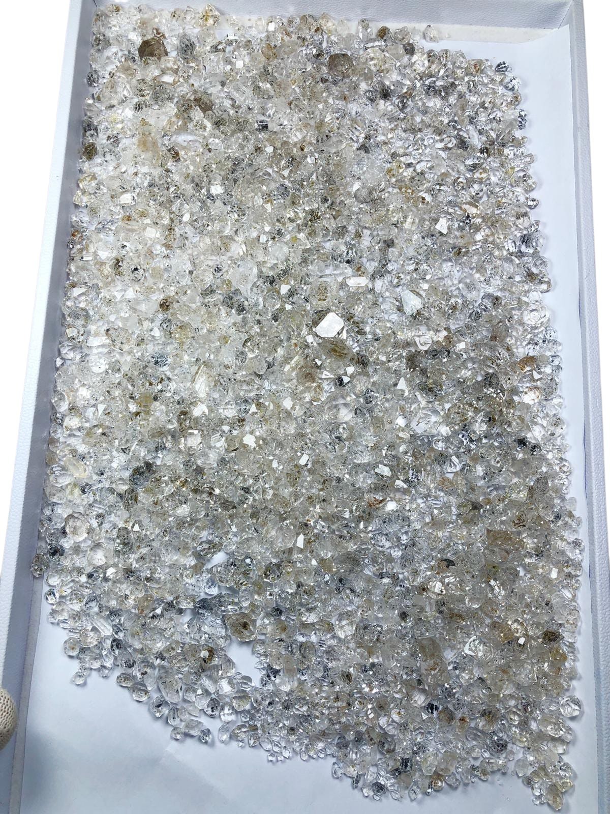Excellent DIAMOND QUARTZ Crystals lot- Pakimers – 430 grams – from Pakistan