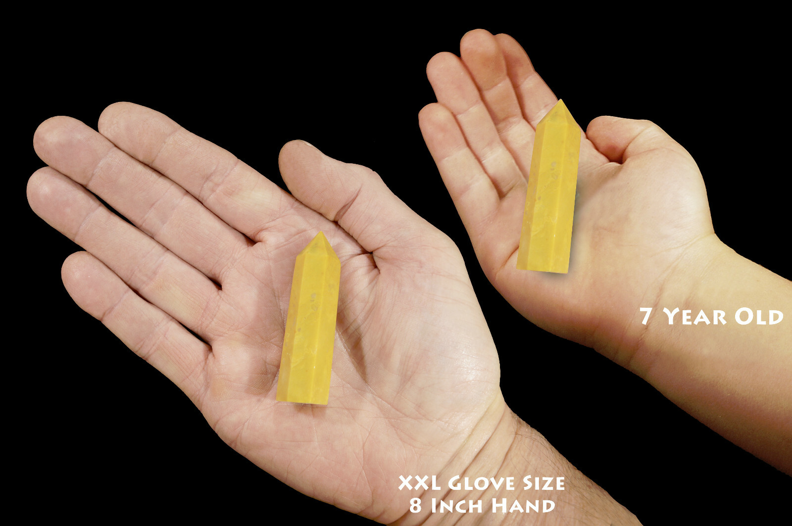 YELLOW SERPENTINE Point 2 3/4″ Polished Rock Mineral Specimen Healing Crystal