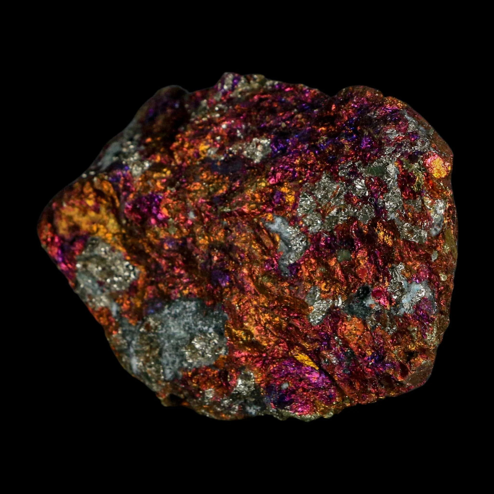 2.8″ Chalcopyrite Bornite Brilliant Multicolored Peacock Ore Chihuahua Mexico
