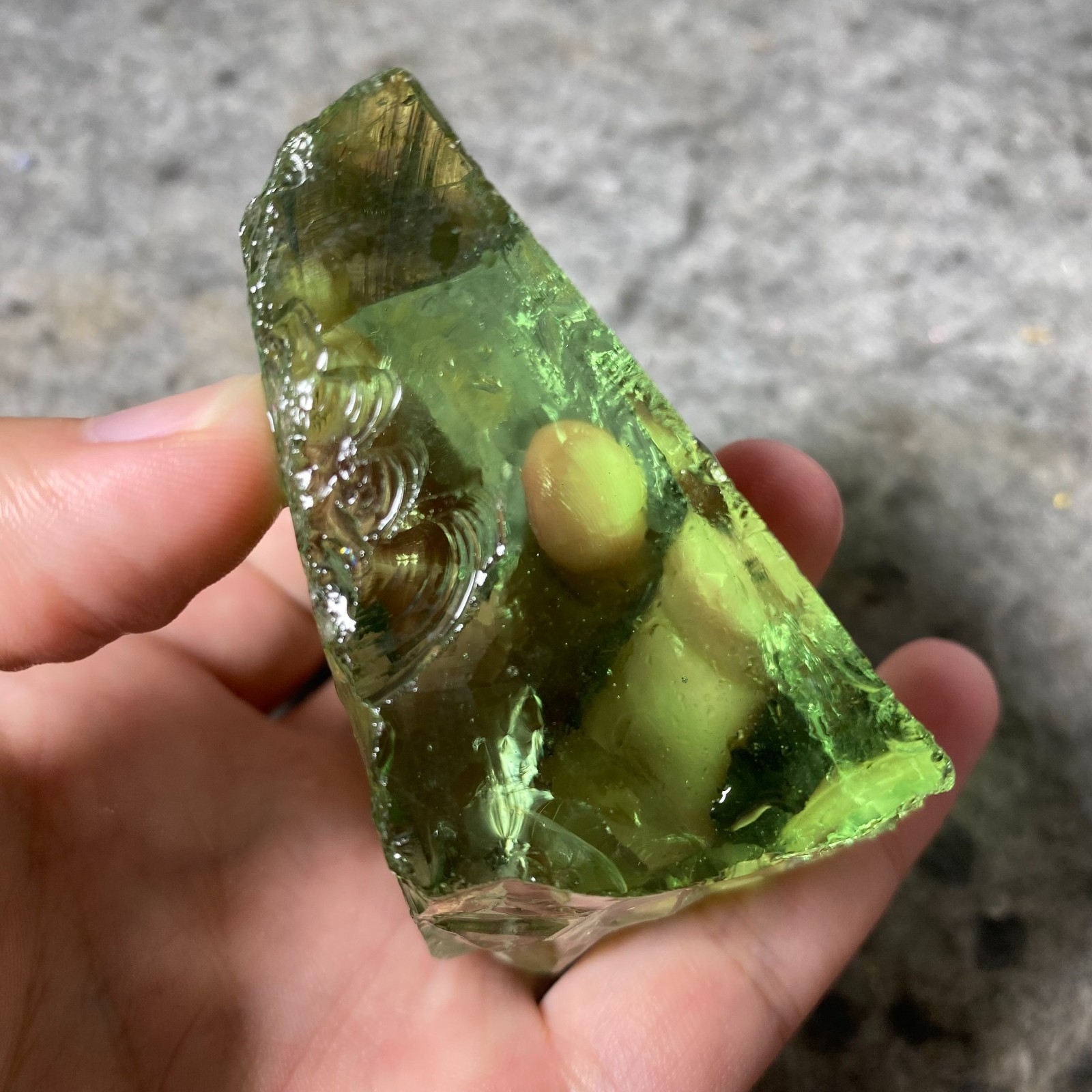 123g ANDARA triple vortex energy monatomic crystal Reiki specimen H5