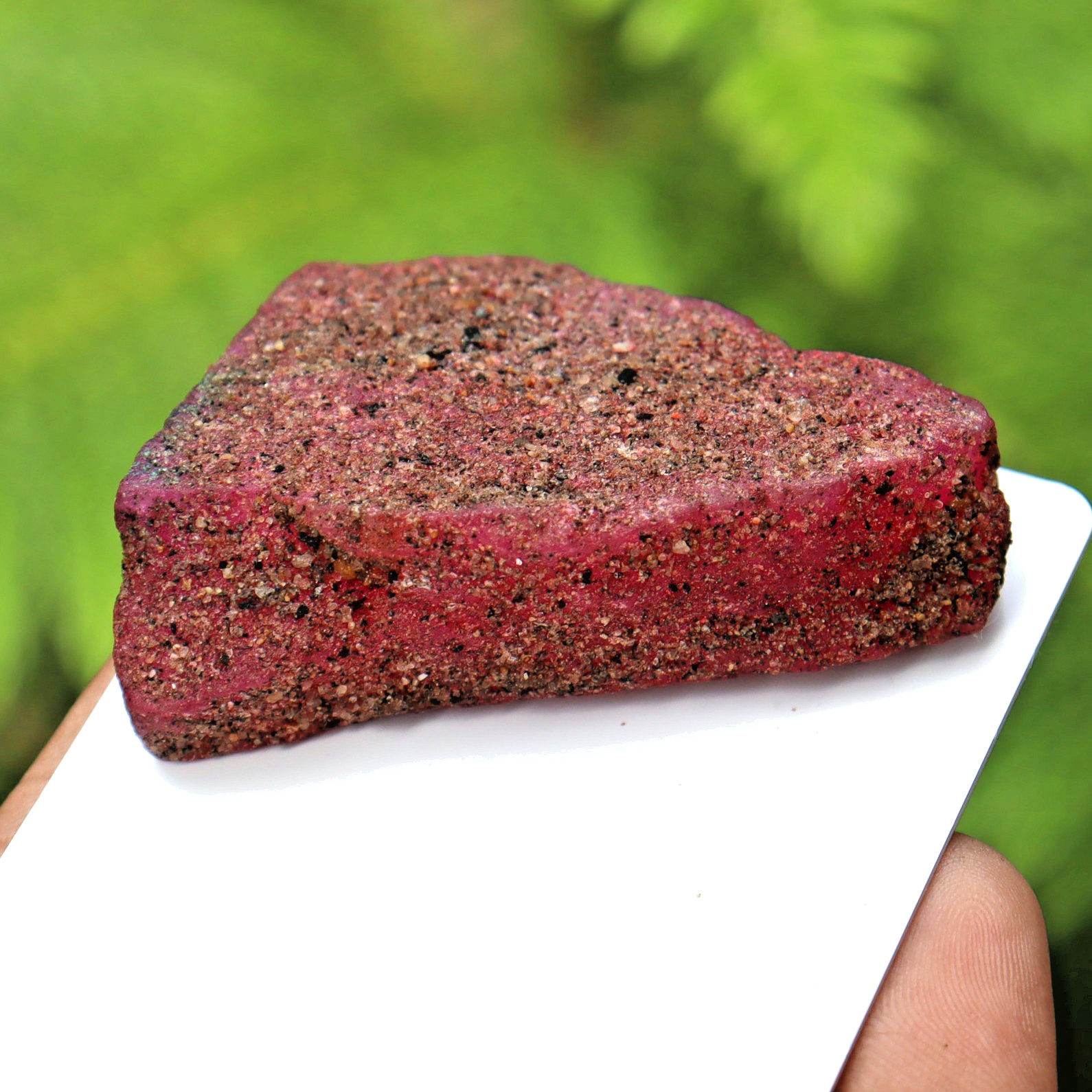 Natural Red Ruby Rough Uncut 218 Ct Certified Loose Gemstone From BURMA