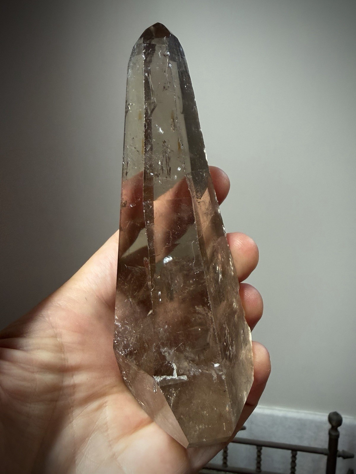 Natural Smoky Quartz Crystal Lemurian Quartz Crystal Brazil Quartz
