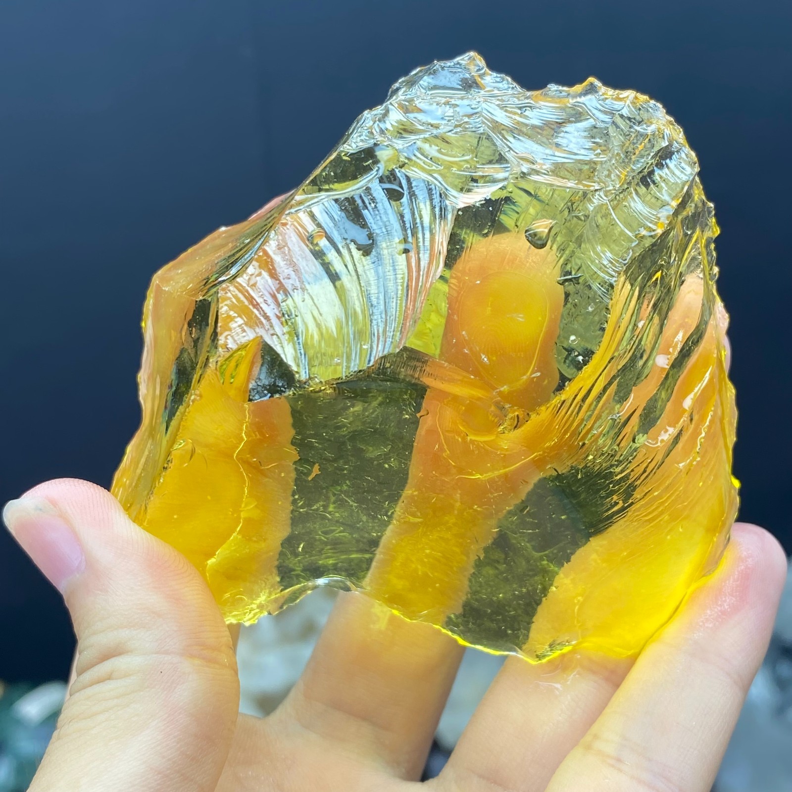 183g ANDARA triple vortex energy monatomic crystal Reiki specimen H47