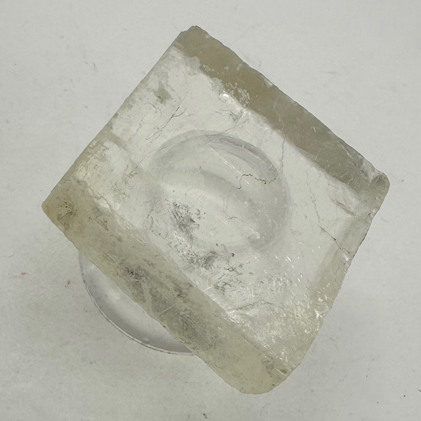 Optical Calcite Iceland Spar 33g Rectangular Display Specimen| 34x36x10mm| Clear