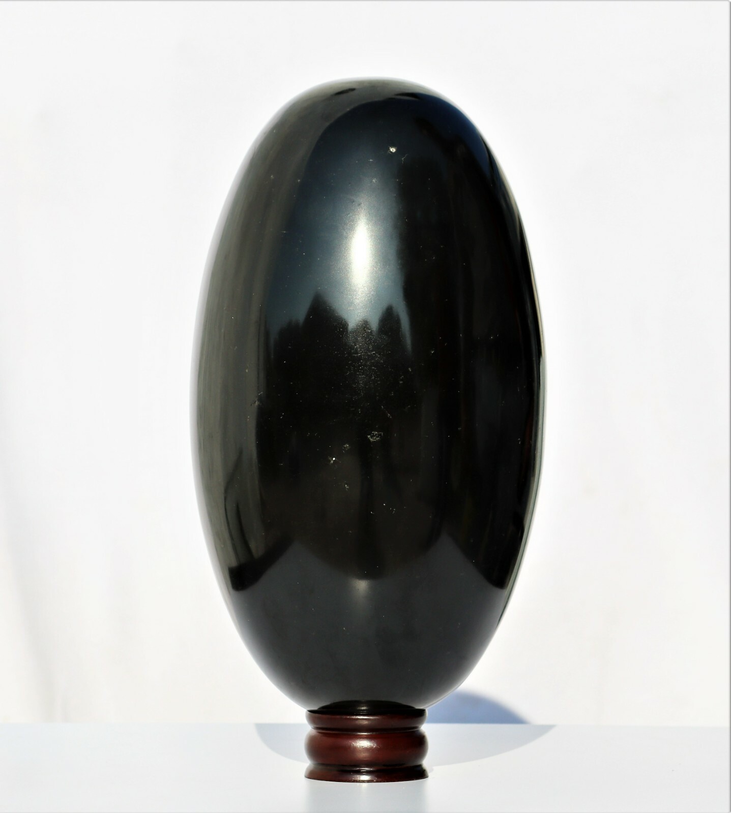 Superb Huge 12″ Black Tourmaline Crystal Quartz Healing Energy Stone Lingam
