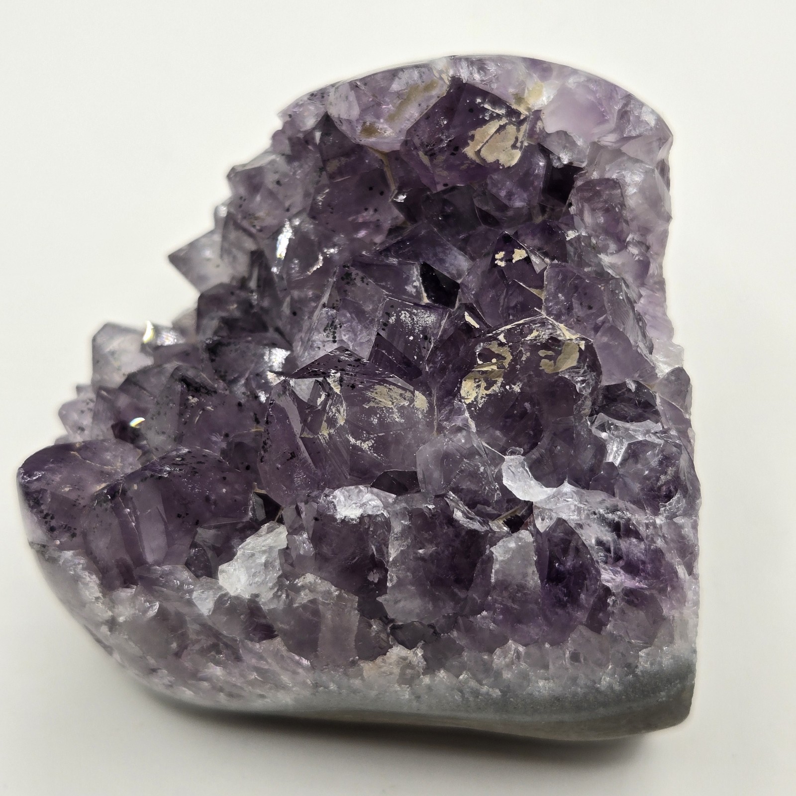 Polished Cut Base Geode Natural Specimen Amethyst Crystal Cluster