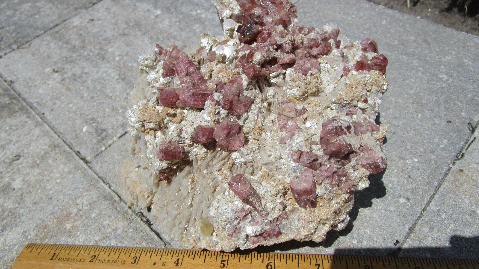 Large True Natural Rubellite Crystal Healing Tourmaline specimen K58