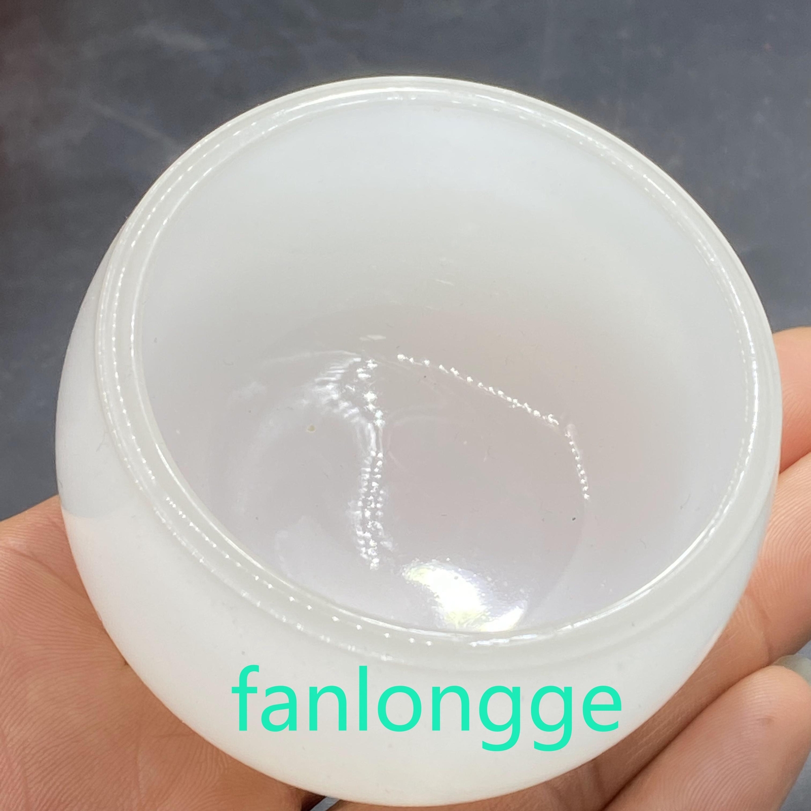 2.6″ Natural Agate Cup Quartz Crystal Skull Carved Figurines Healing 1pc