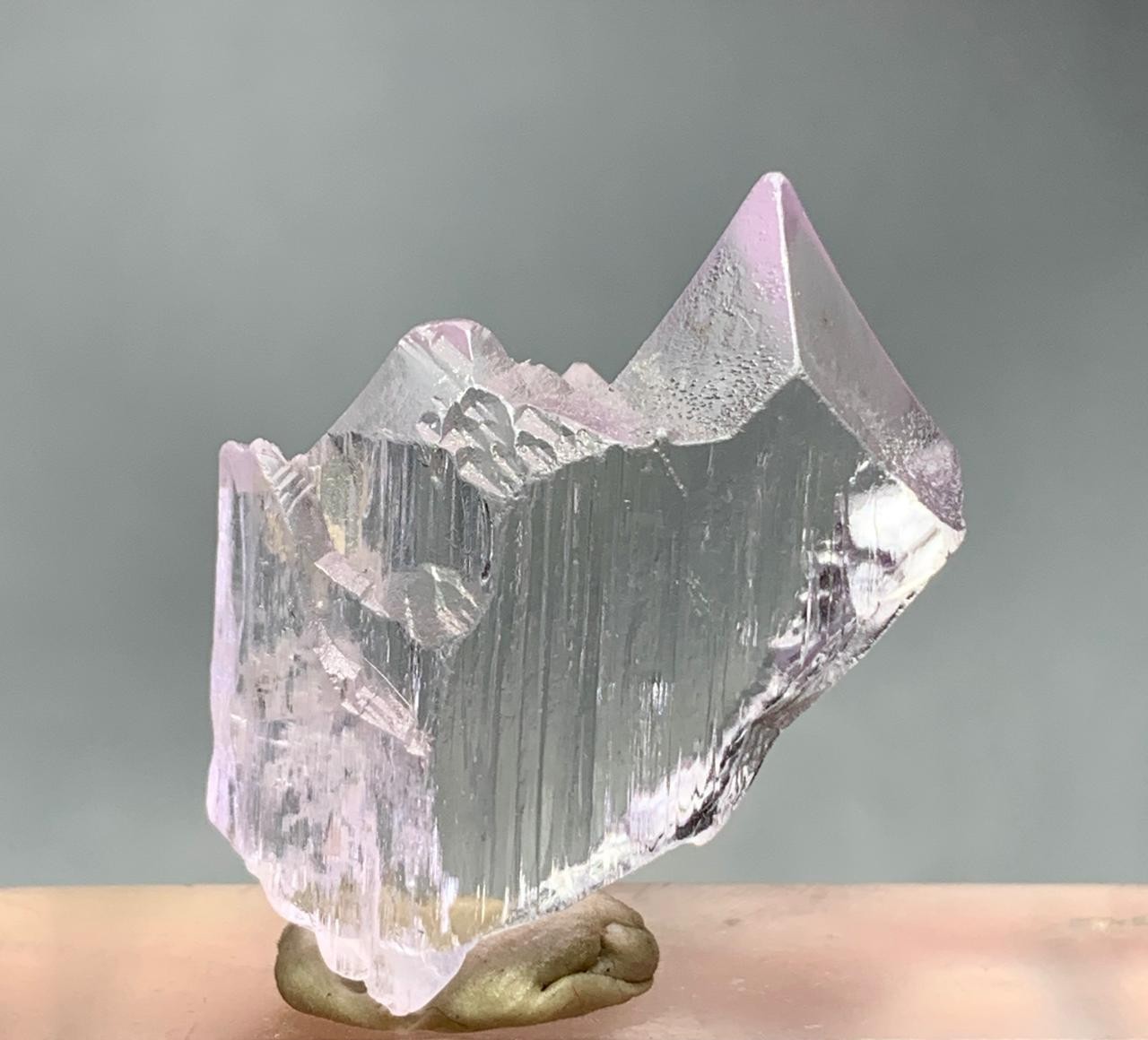 Natural Pink Kunzite Crystal From Afghanistan 46 Carat