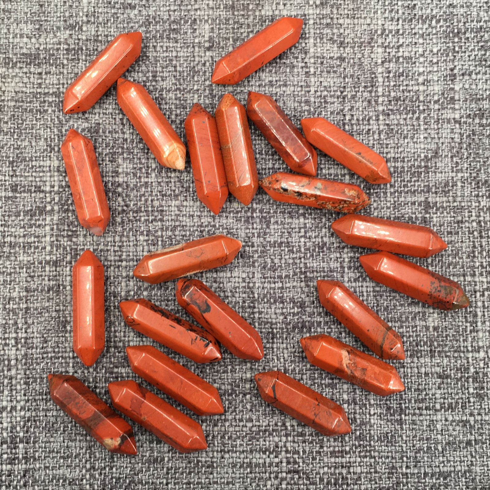 A Lot Natural Obelisk Quartz Crystal Wand Double Point Wholesale Reiki Healing