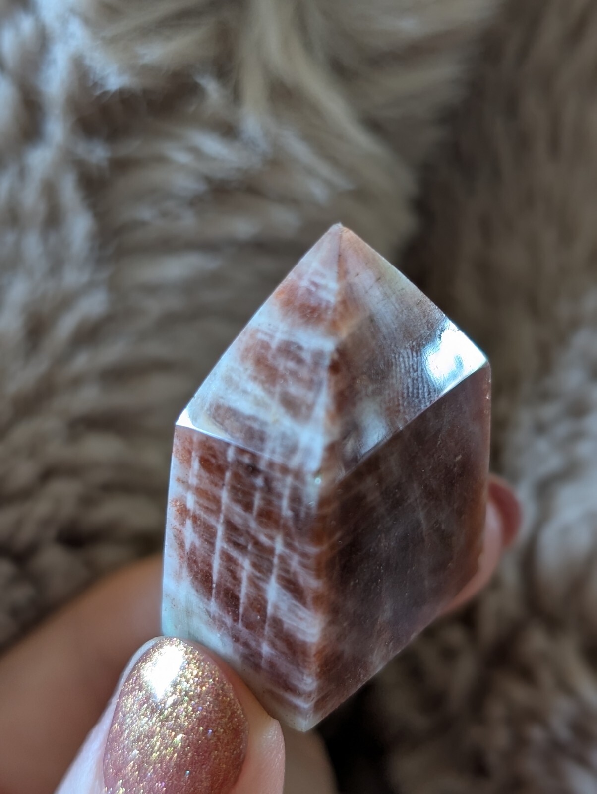 Sunstone Tower Crystal Point Chakra Mineral