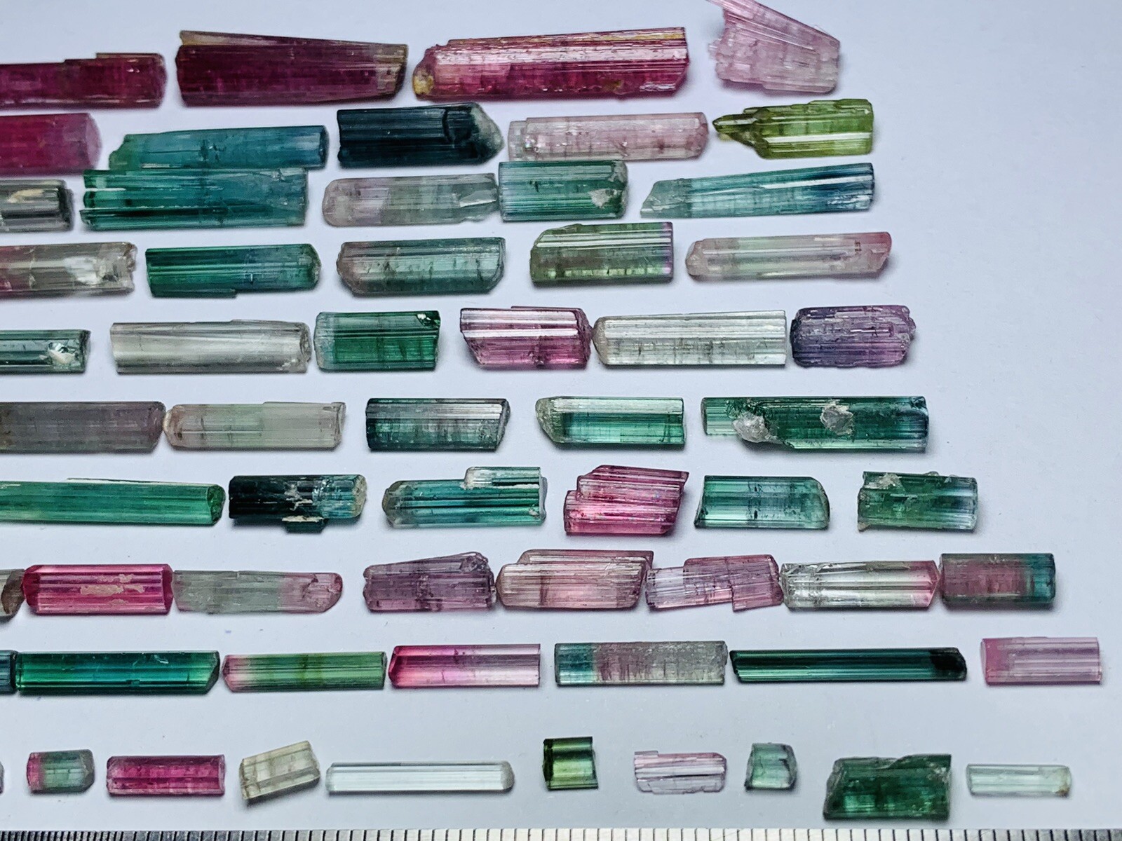 148 Carats Natural Excellent Quality Multipale Color Tourmaline Crystal