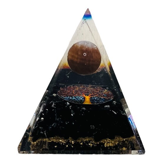 Orgone Pyramid Crystal Healing Stone , Energy Generator Healing Crystals