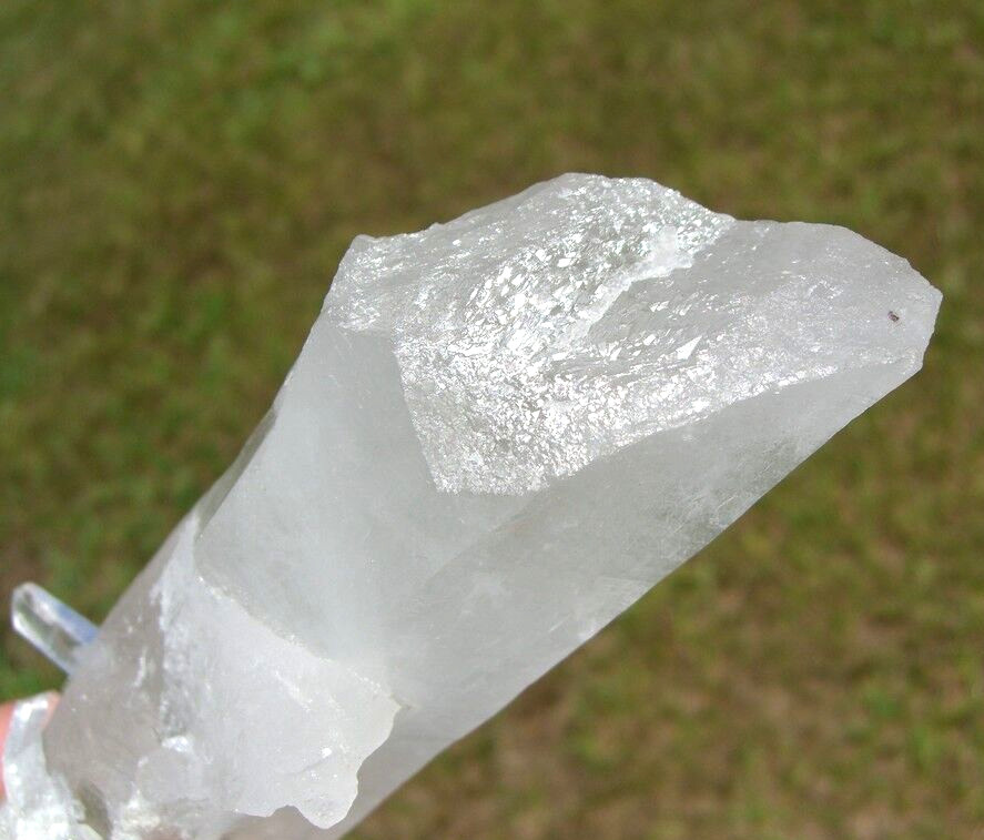 LEMURIAN Laser Quartz Crystal Point a Natural Frosted Beauty and Rare Formation