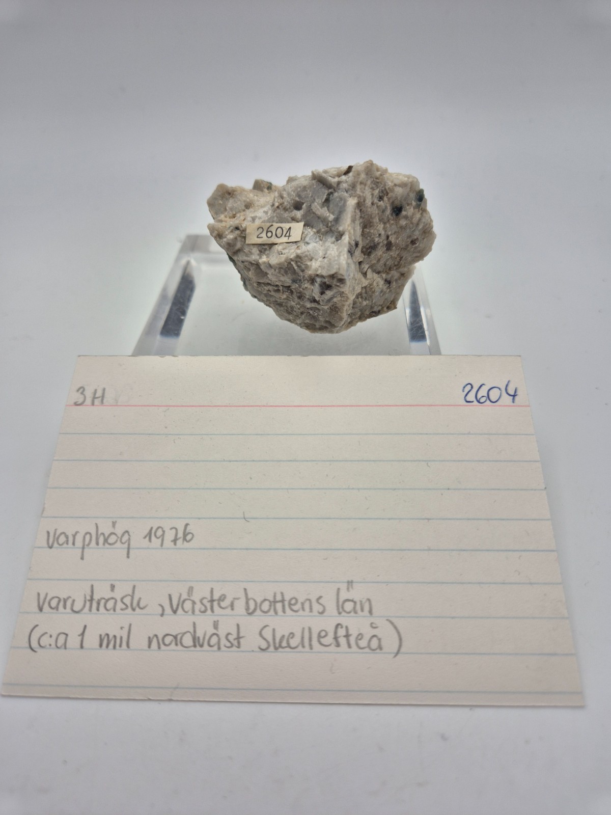 Elbaite From Varuträsk Västerbotten Sweden.