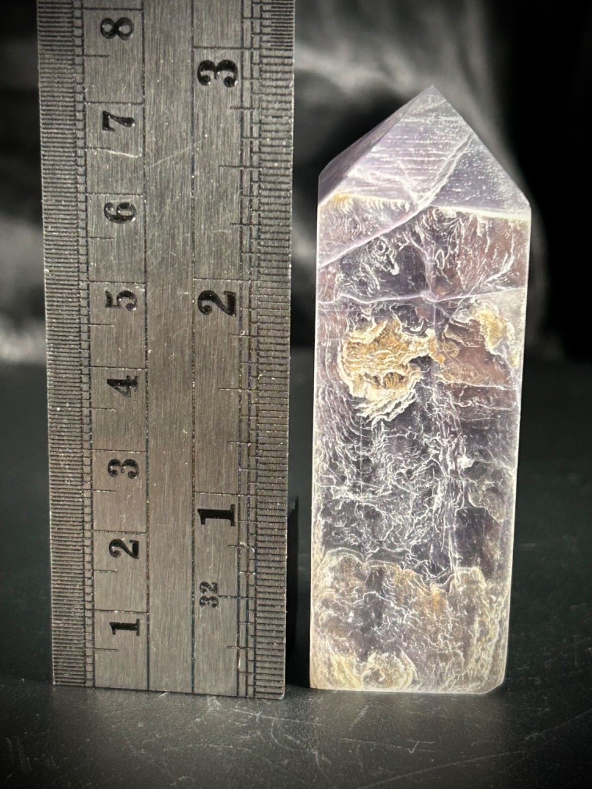 2.82″ Gemmy Lepidolite Tower 3.1oz (87 grams)