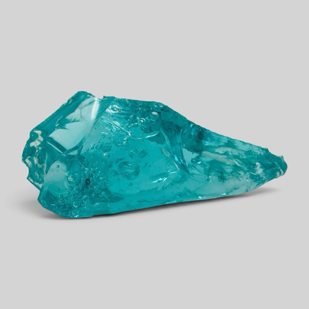 Andara Glass Monatomic Crystal Teal Aqua Cullet Slag Pagan Mysticism 1 Pound