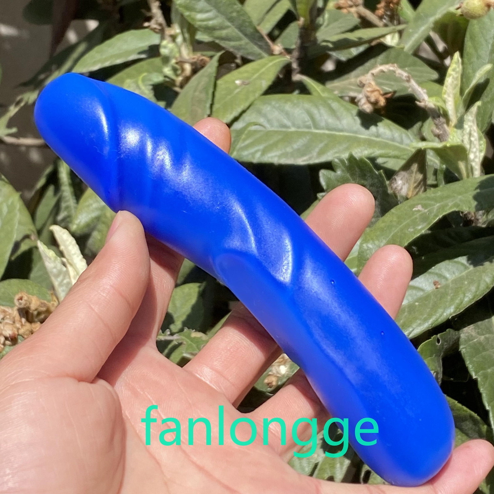 6in blue Opalite Male Penis Quartz Crystal Skull Massager scrub Gem 1PC