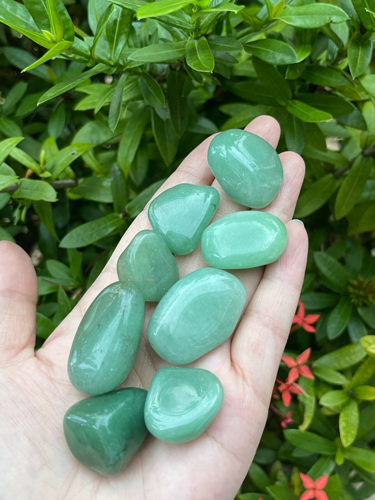 Green Aventurine Tumbled Stones, 0.8″-1.25″ Tumbled Green Aventurine, Bulk Lots
