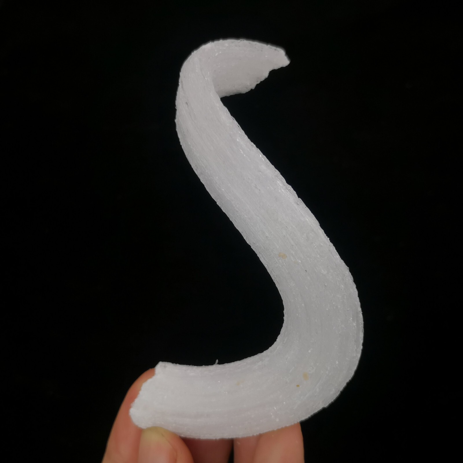 94mm ‘Ram’s Horn’ Selenite (Gypsum), Natural Mineral Specimen, Natural Stone