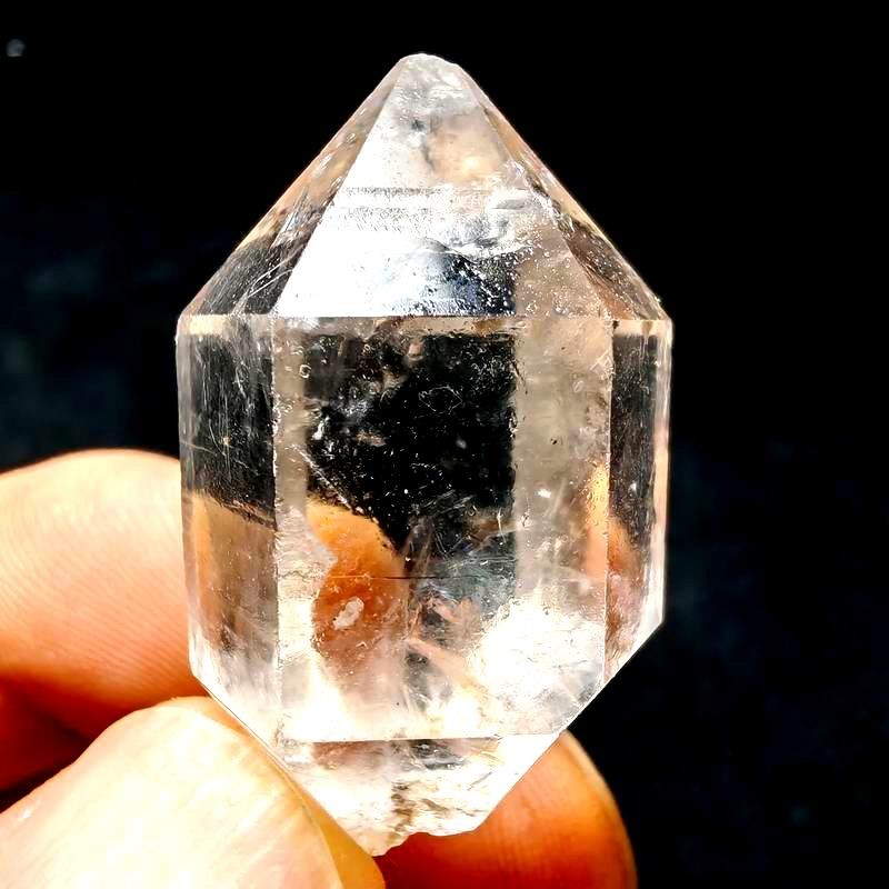 Classic! Top Quality Water Clear Herkimer Diamond Quartz DT Crystal 14g 33x16mm