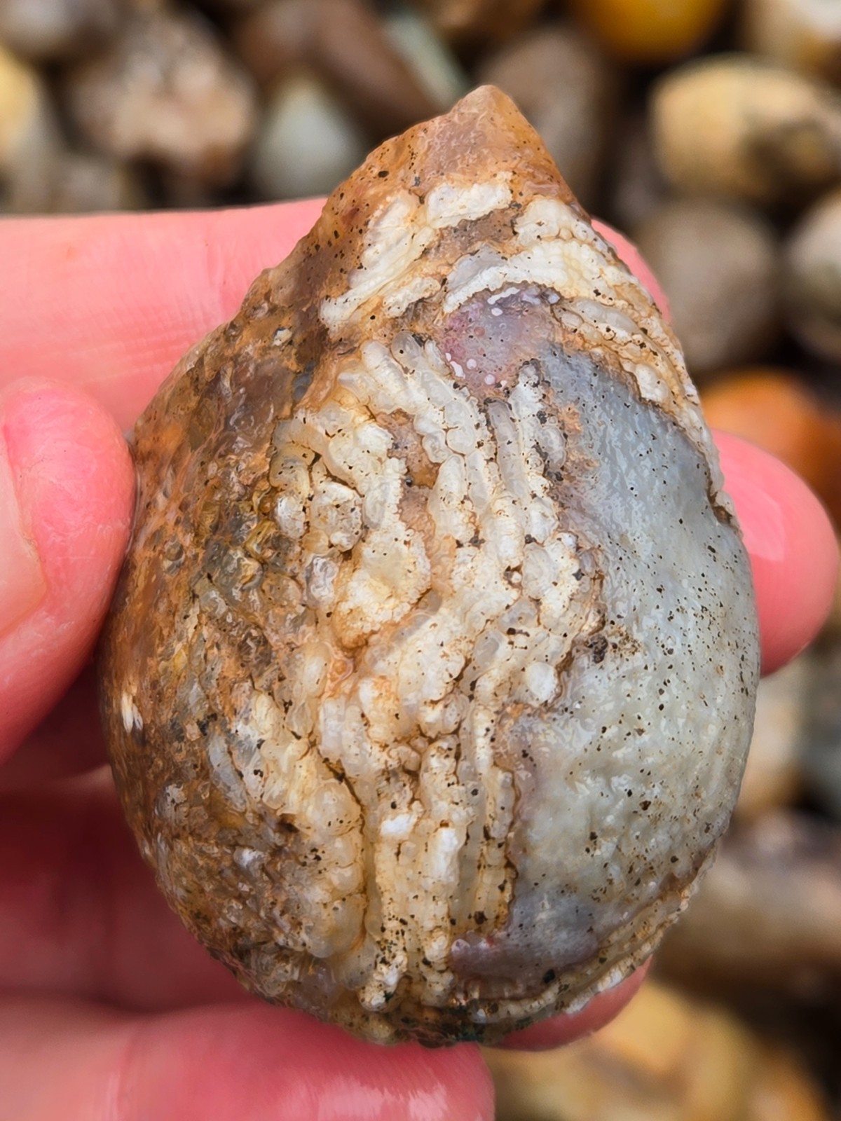 Oco Agate Geodes Whole – Mine Run Rough – 1 Pound Lb – Mostly Solid Agate