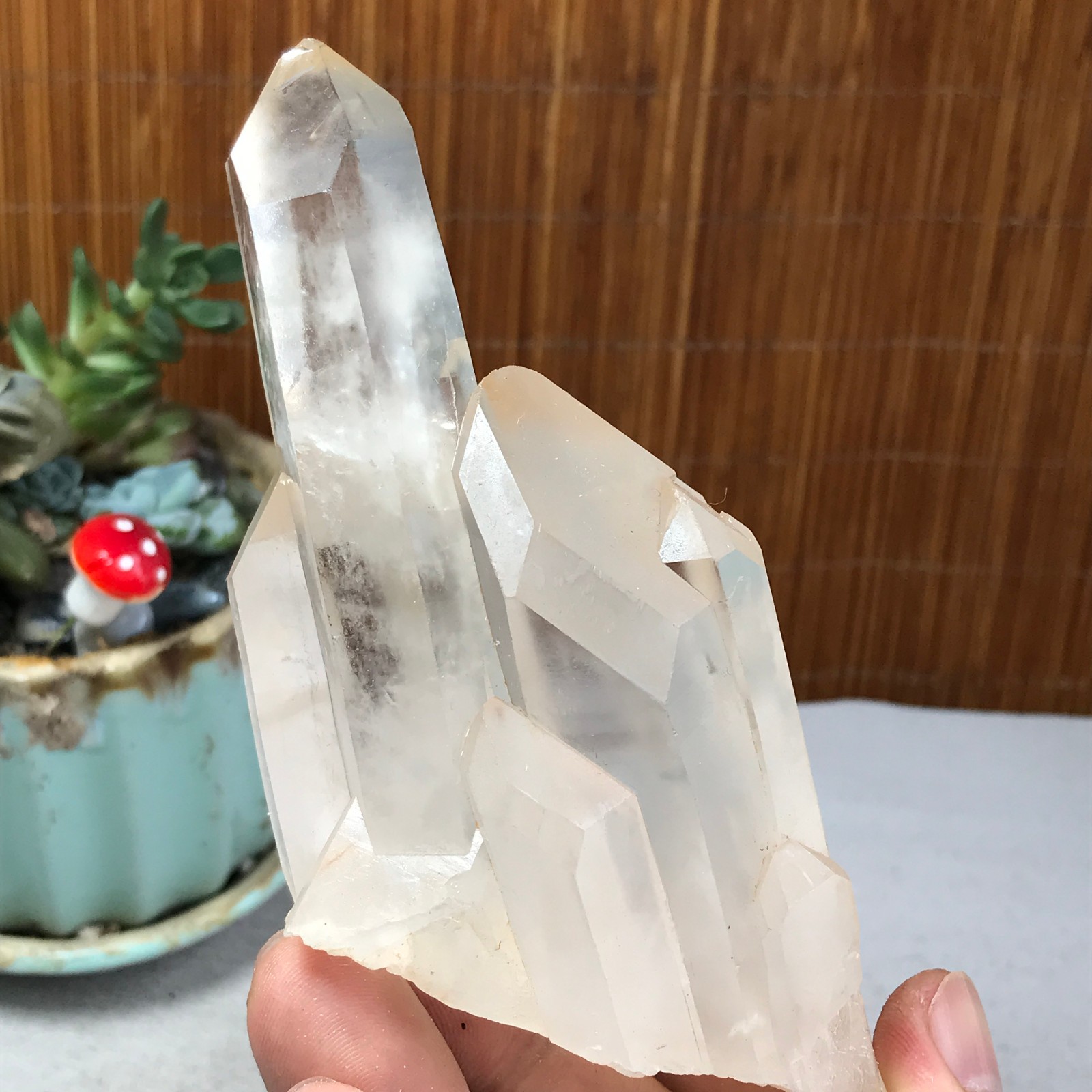 90-55-40mm Natural crystal clusters pretty Quartz Mineral Specimen 258g A6221