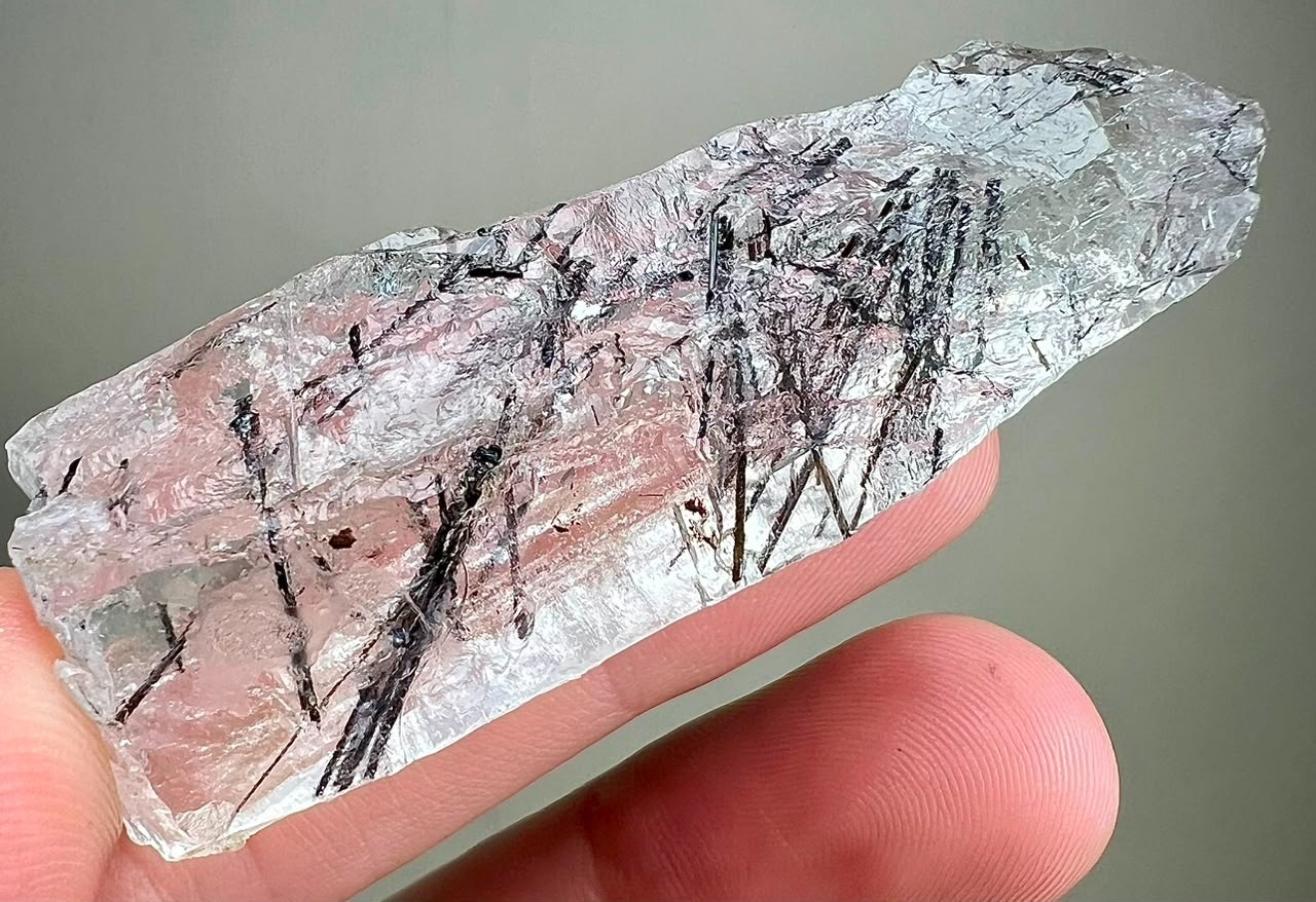 174 Ct Beautiful!!Natural Rutile Quartz Huge Crystal From Gilgit Pakistan