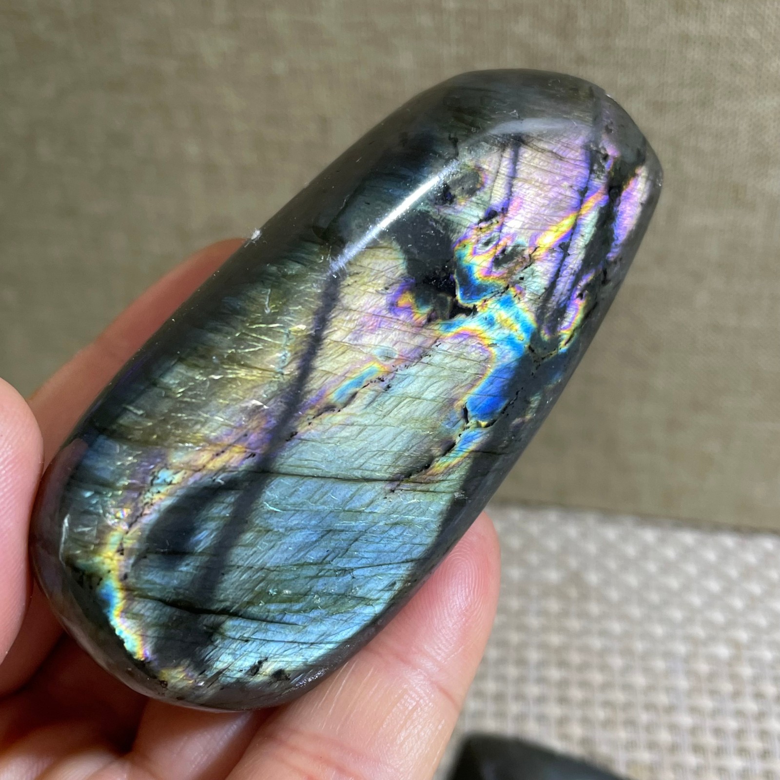 Natural Labradorite Crystal gemstone rough original Specimen 133g