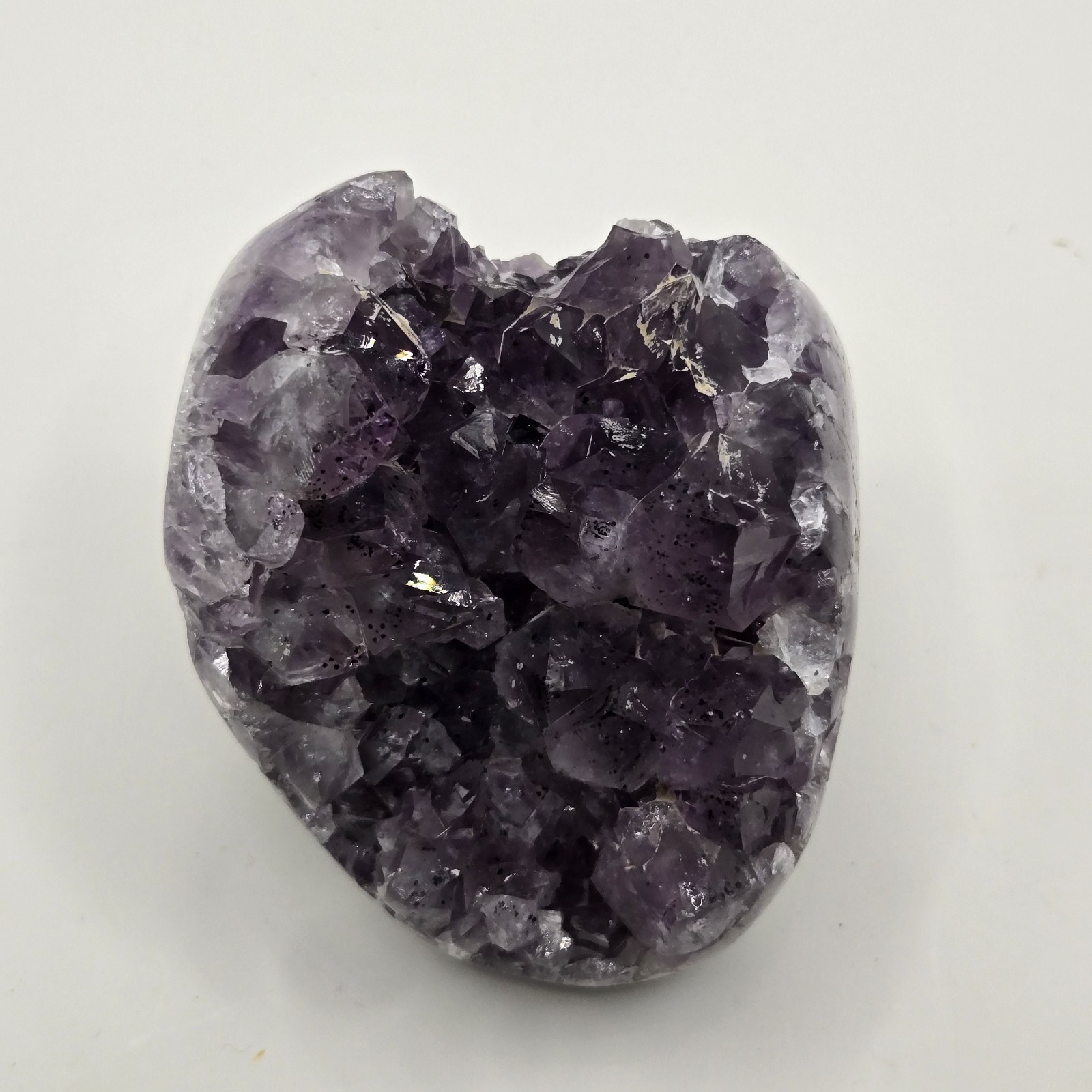 Polished Cut Base Geode Natural Specimen Amethyst Crystal Cluster