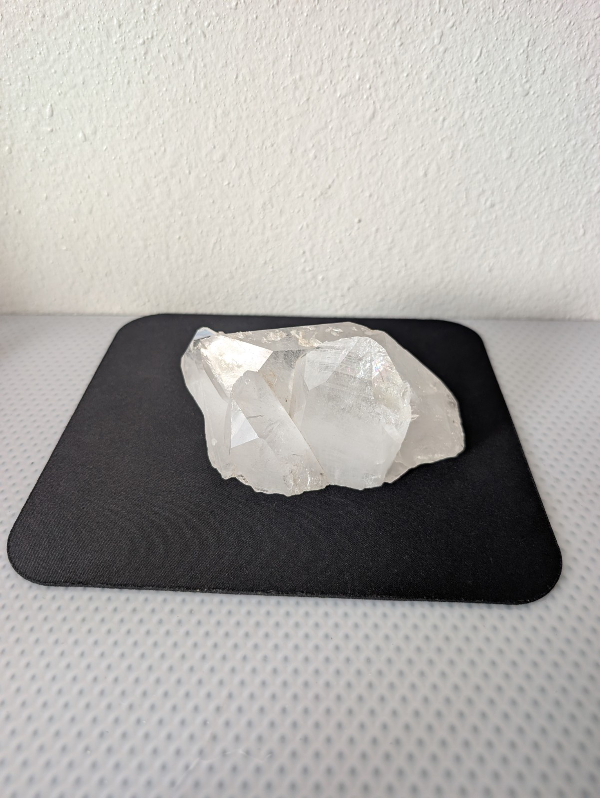 Clear Quartz Natural Cluster Crystal Specimen, 1 lb 8 oz, Approx. 5 Inches