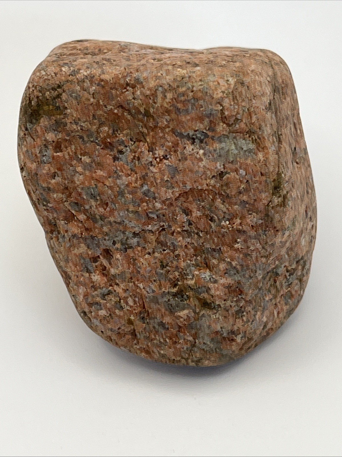 Raw Salmon/Peach Feldspar Specimen w/Smokey Quartz 90g New York Mineral Gemstone