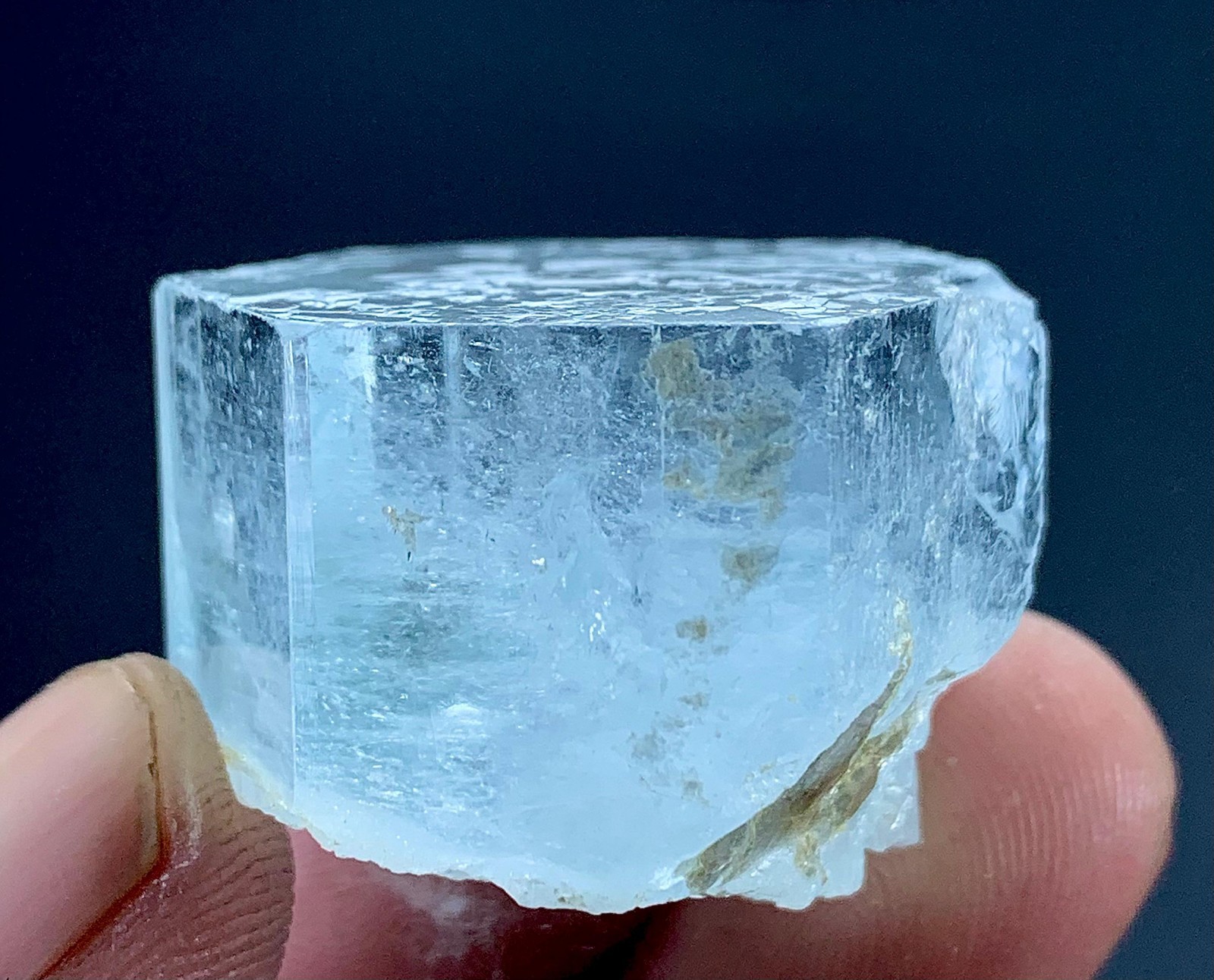 147Carat Top Quality Aquamarine Crystal From Skardu Pakistan. Rare Color