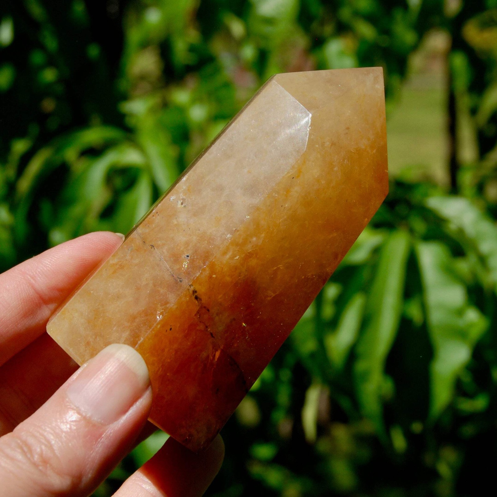 3.4″ Chunky Golden Healer Quartz Crystal Tower | 260g High Vibration Healing Sto
