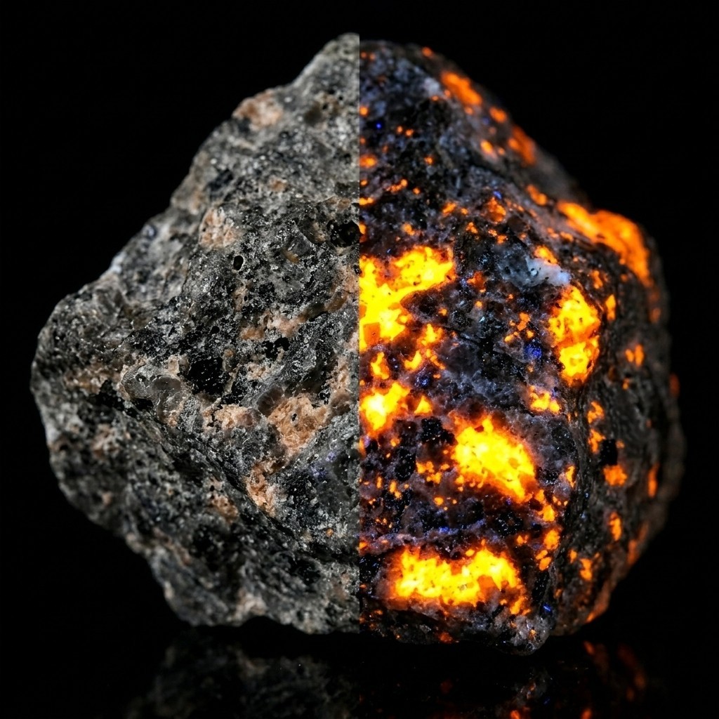 Natural Raw Yooperlite UV Reactive Glowing Fire Stone Mineral Specimen 25-30g