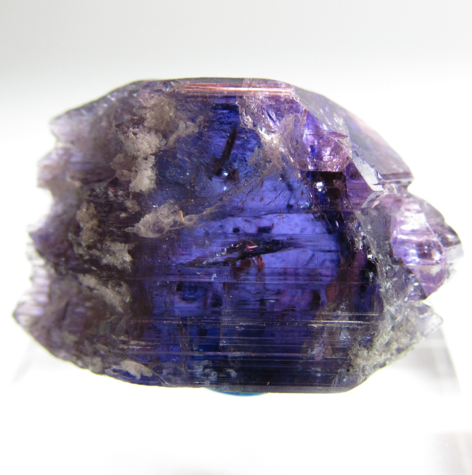 ULTIMATE INTENSE NEON PURPLE UNHEATED GEM TANZANITE DT CRYSTAL!!! TANZANIA