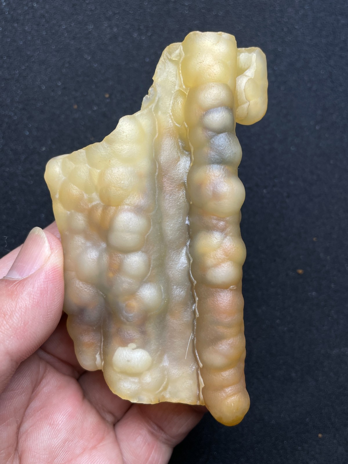 106g Natural Tubular agate Indonesia agate collection