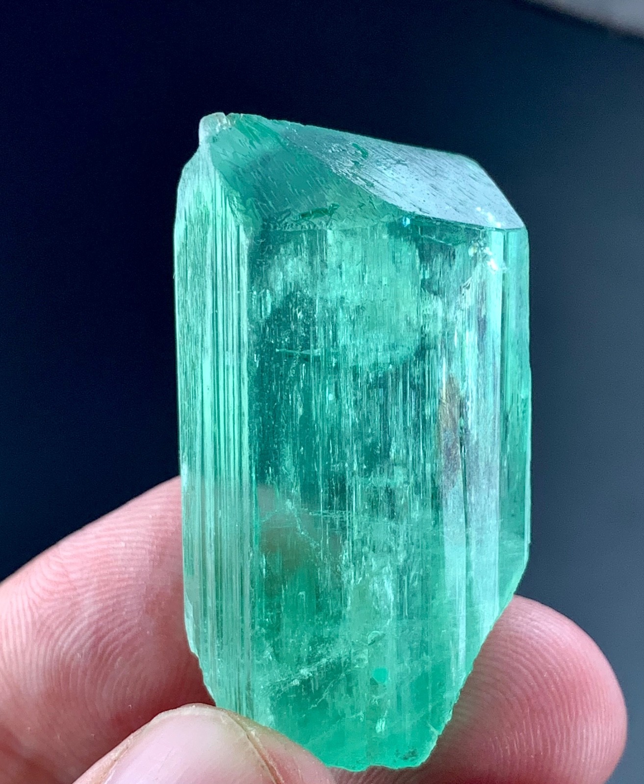 320 Carat Green kunzite Crystal specimen From Afghanistan