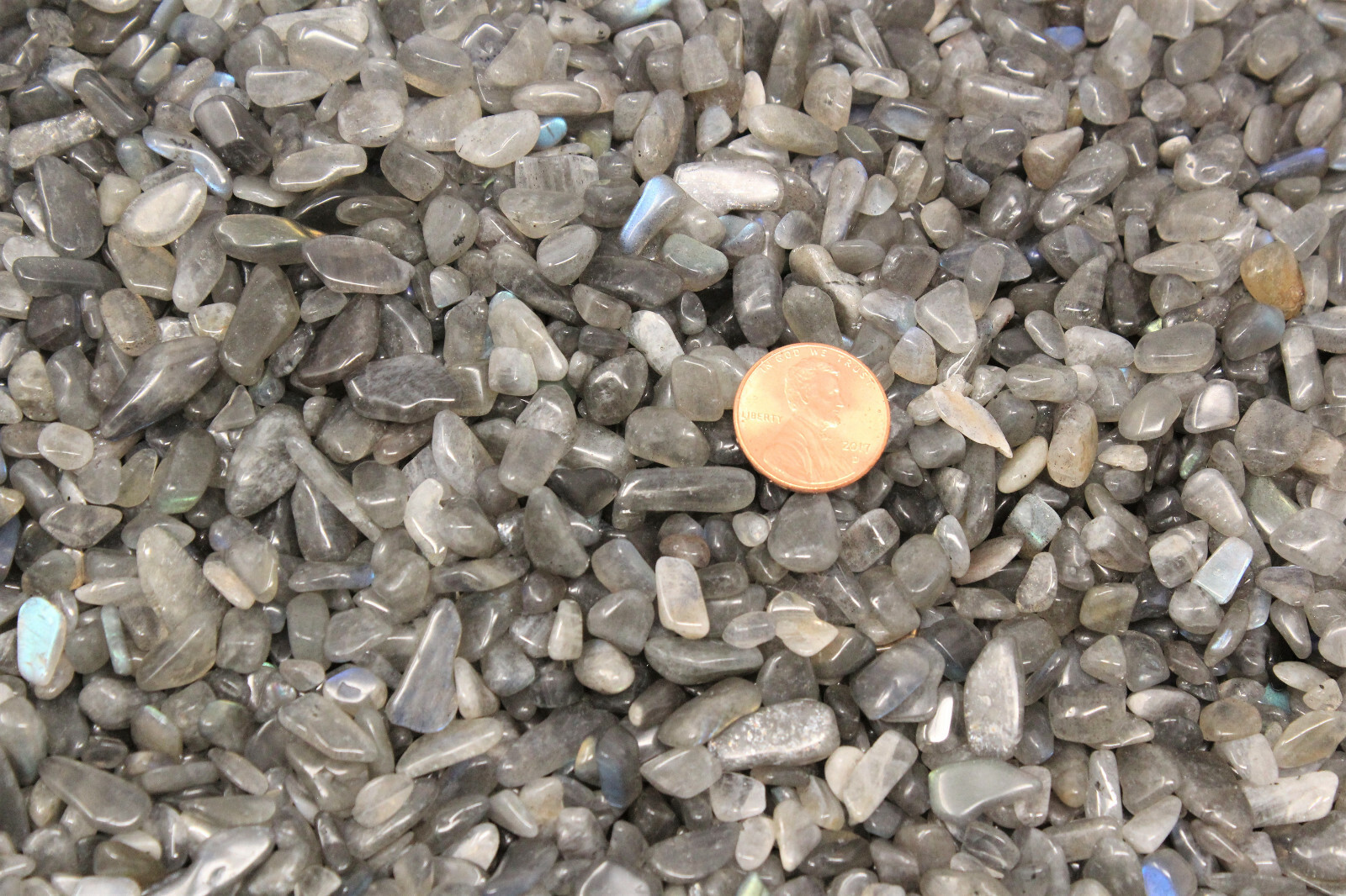 Labradorite Semi Tumbled Gemstone Mini Crystal Chips 6-8 mm (Labradorite Chips)