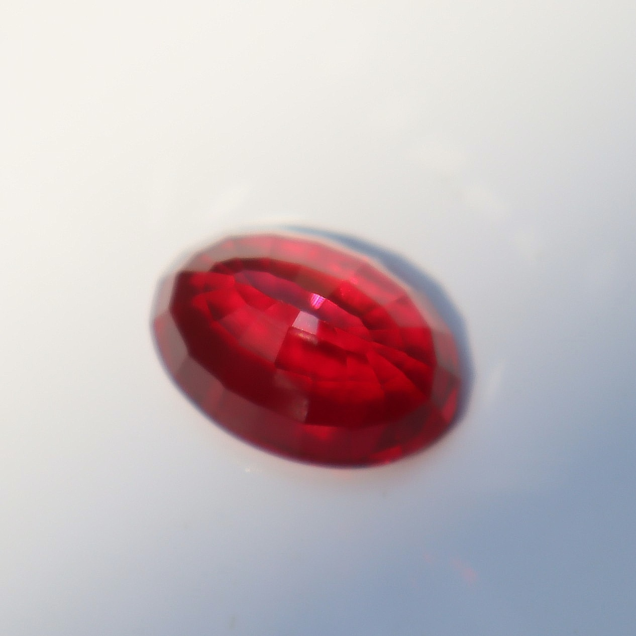 Red Ruby Certified Loose Gemstone BURMA Pigeon Blood Oval Cut 10 Ct